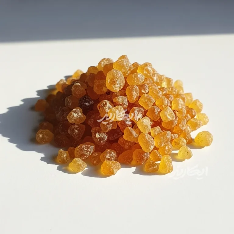 خرید صمغ عربي (صمغ آکاسیا) از عطاری در یزد | ارسال به سراسر ایران