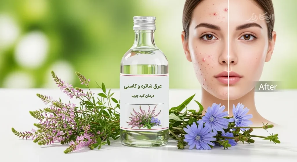 عرق شاتره و کاسنی برای جوش